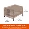 Modern Leisure Monterey Patio Ottoman/Coffee Table/Fire Pit Cover, 32 in. L x 22 in. W x 17 in. H, Beige 2904 - alternate 9